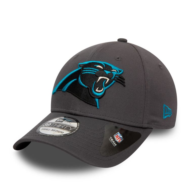 Gorras New Era 39thirty Grises - Carolina Panthers NFL Team 02368MSAI